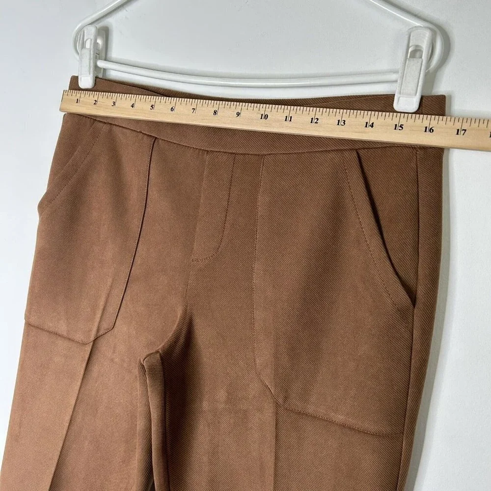 Democracy Brown Pull On Crop‎ Pants Size Medium
